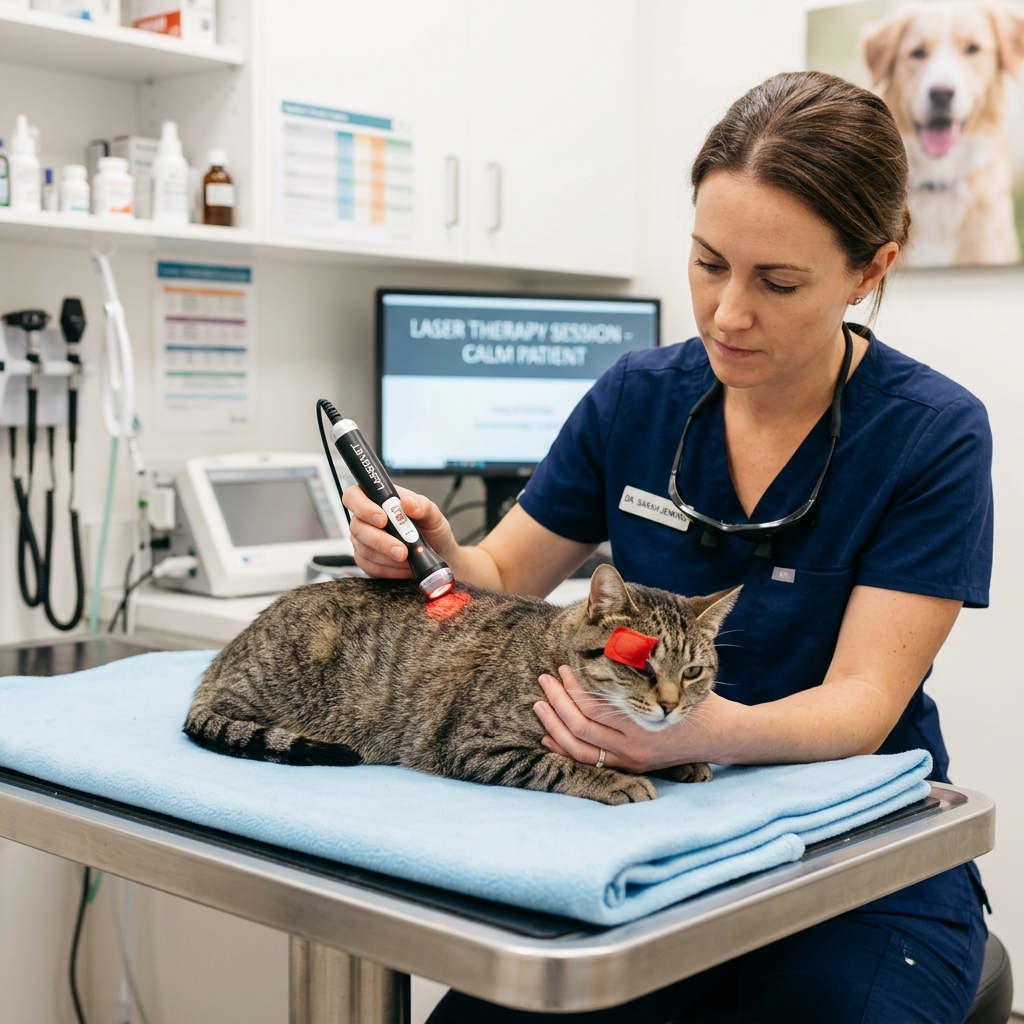 Radiofrecuencia veterinaria para reducción de molestias articulares